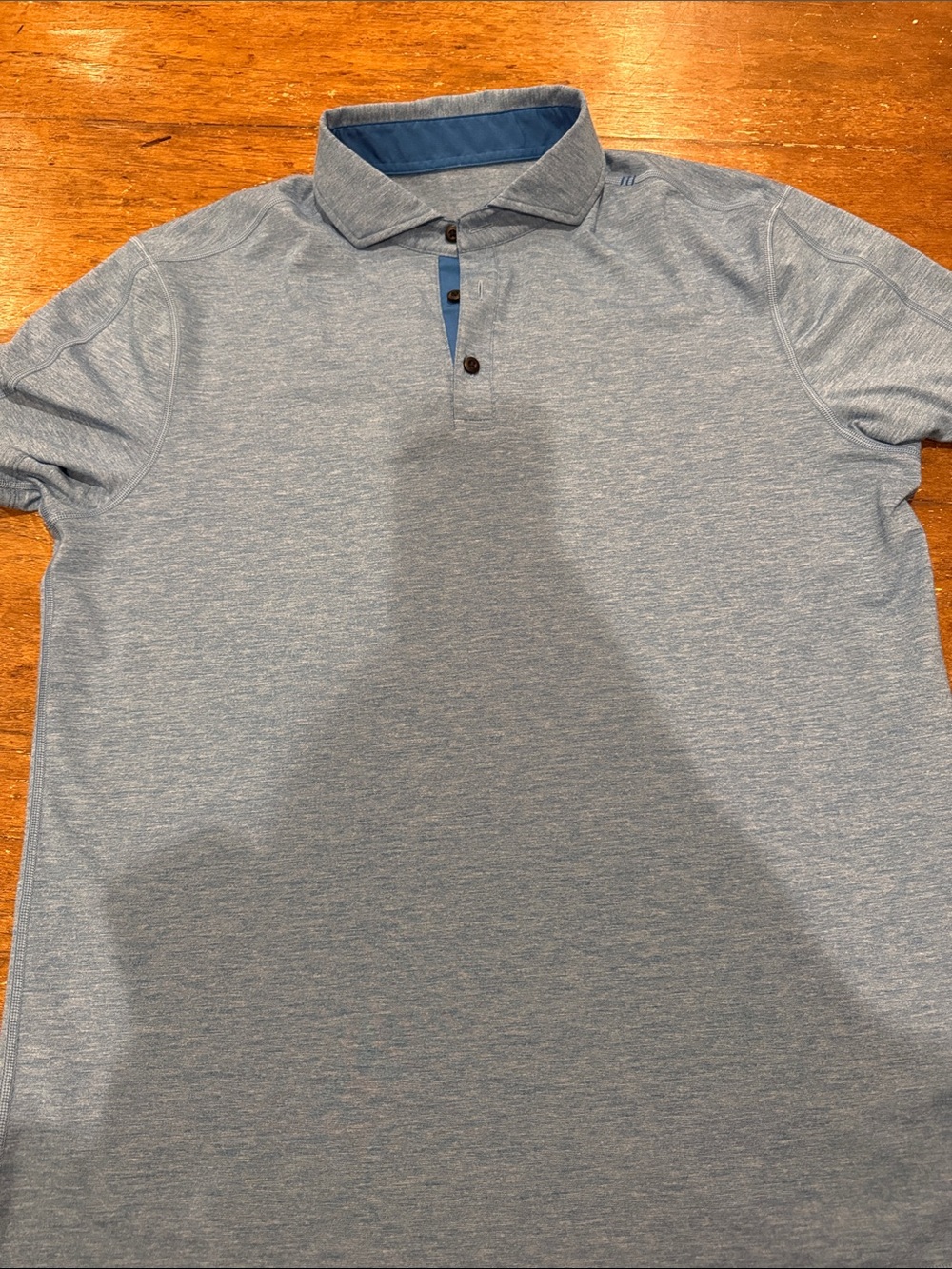 lululemon athletica Heather Sky Blue Polo